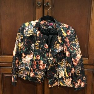 Fall floral blazer